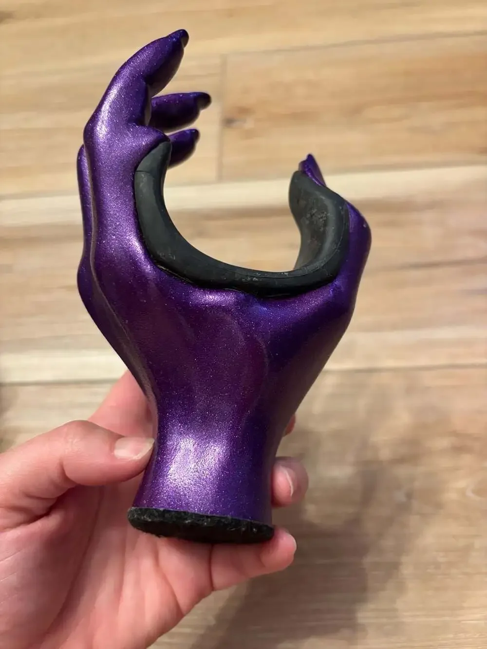Valkyrie Metallic Purple Guitar Hanger Wall Mount Display Set